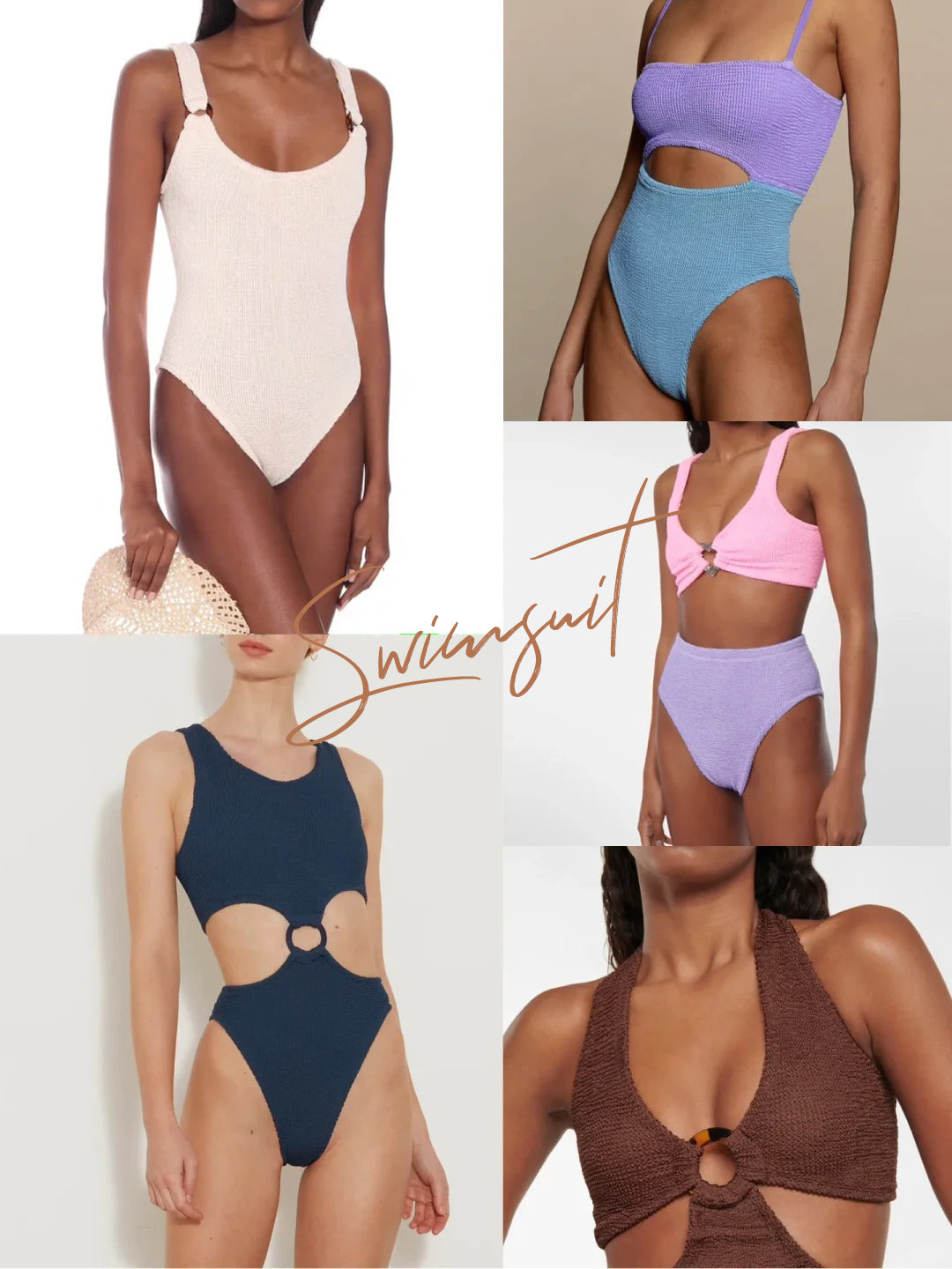 Swimwear Inspiration: High-Class Textured Fabric