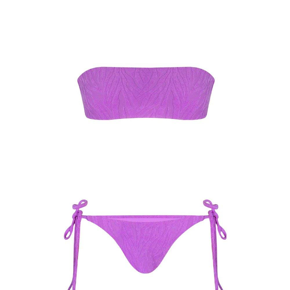 Strapless Bikini - Purple - OCEAN MYSTERY