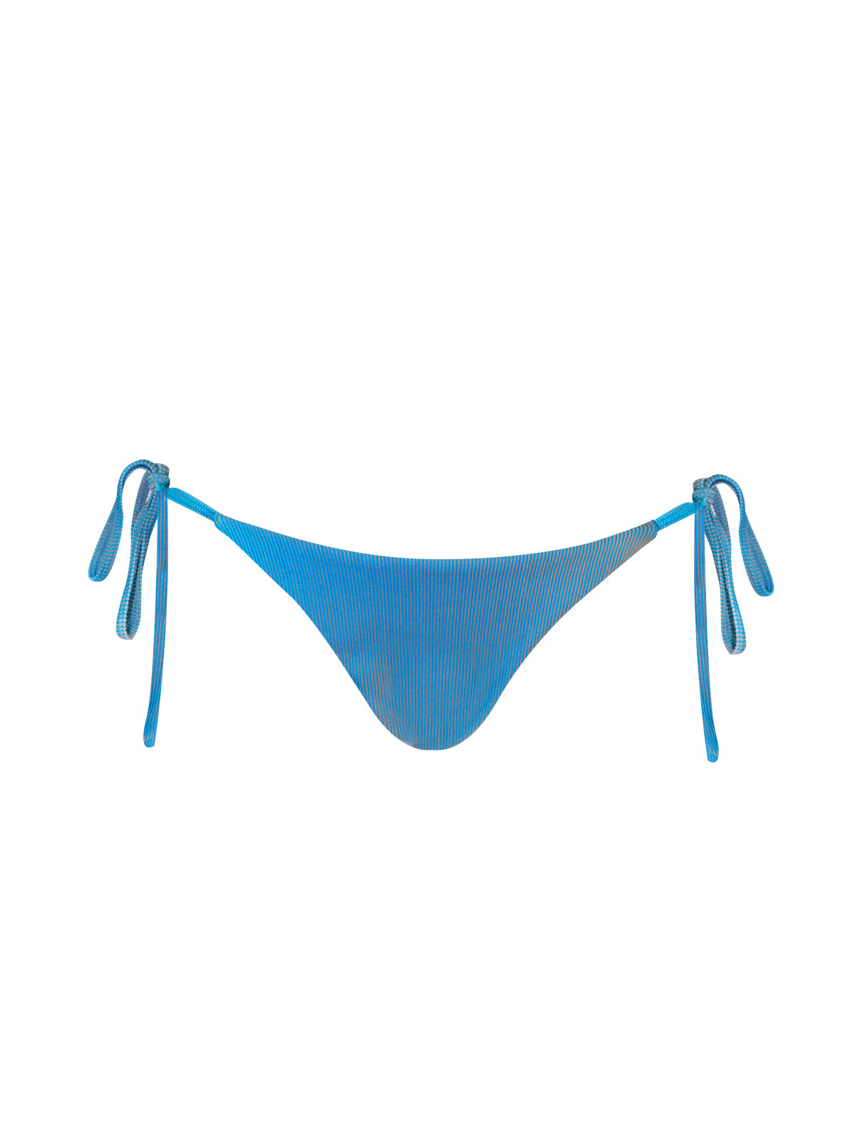 Gold and Blue Tie-Side Bikini Bottom – Stylish and Adjustable Fit