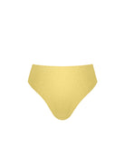 High Waisted Bikini Bottom - Yellow
