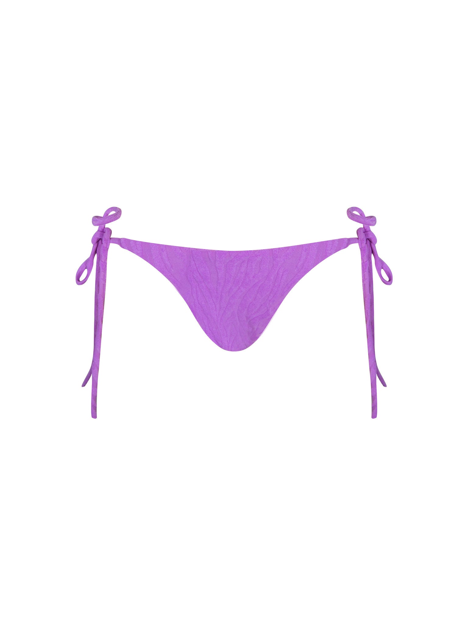 Tie Side Bikini Bottom - Purple