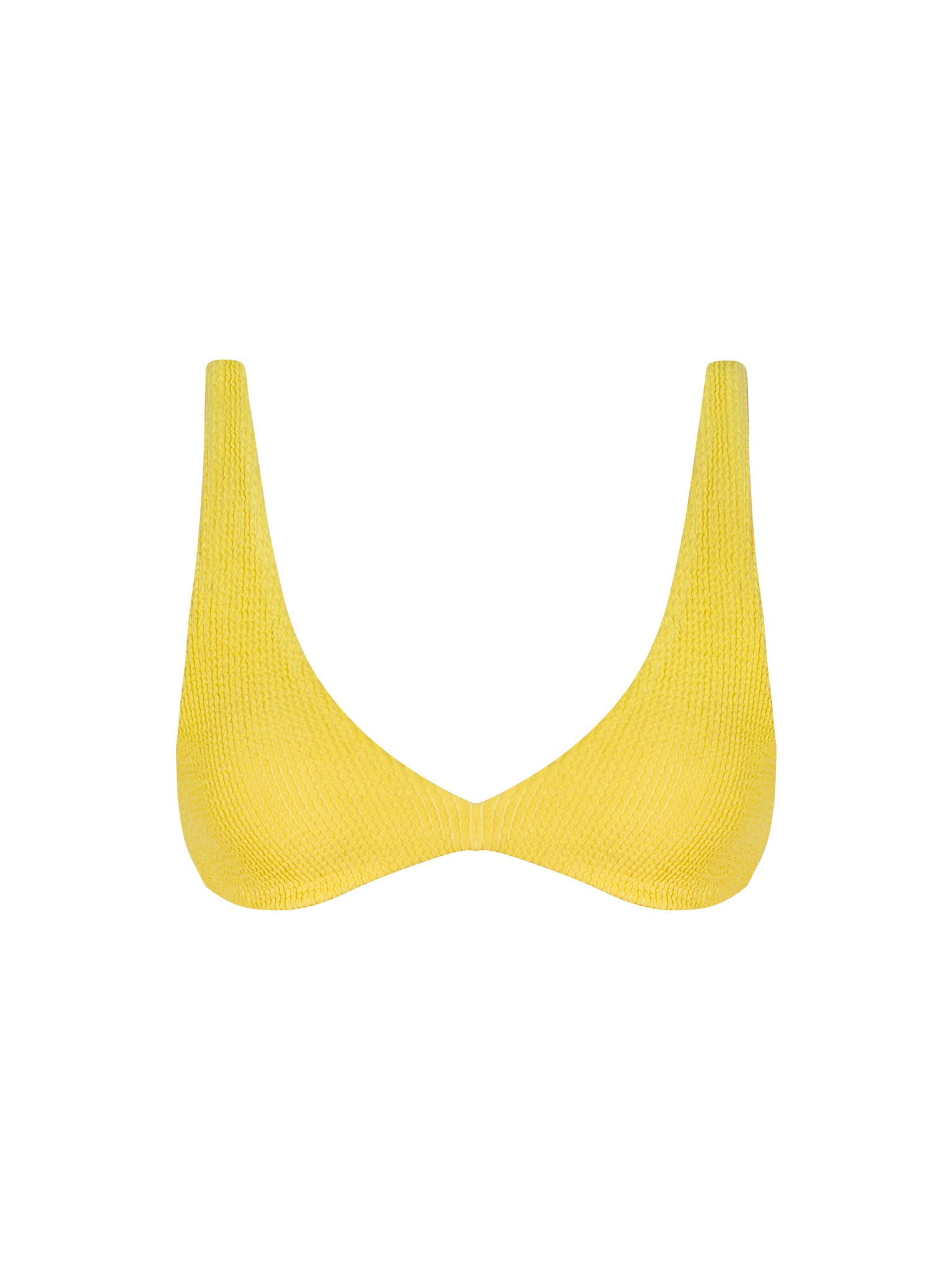 Triangle Bikini Top - Yellow
