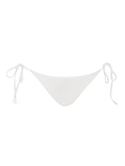 White Tie-Side Bikini Bottom – Stylish and Adjustable Fit