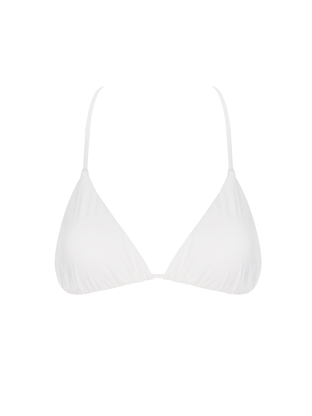 WhiteTriangle Halter Bikini Top – Classic and Stylish Design