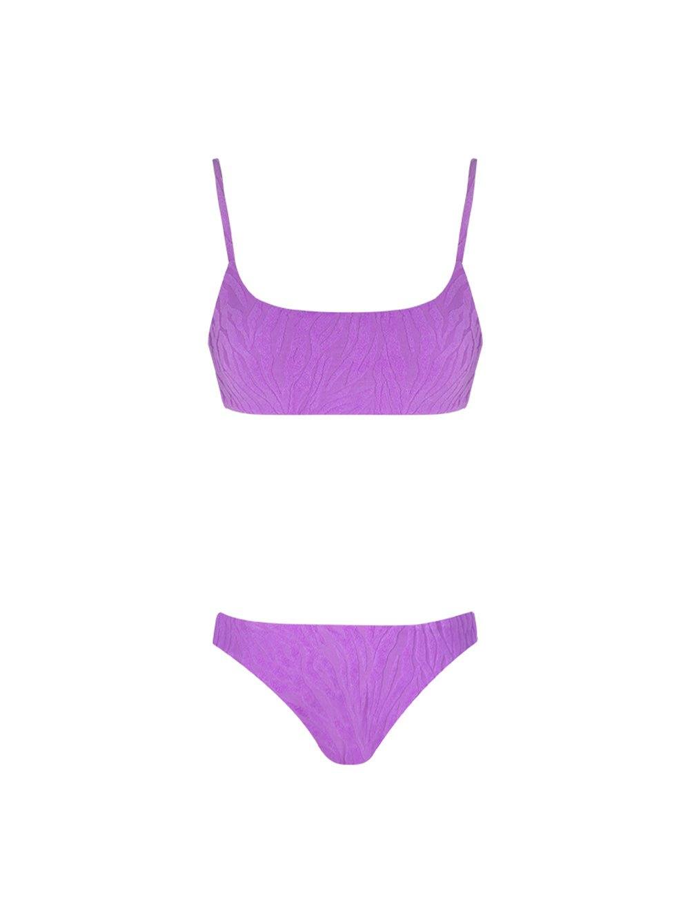 Jacquard Sexy Bikini - Violet - OCEAN MYSTERY